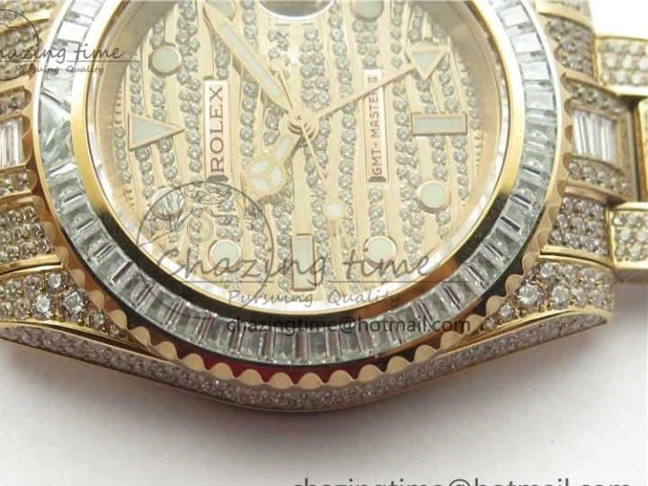 GMT RG A2836 Master Edition Full BRIL II Best 116769 TWF Diamonds 0314